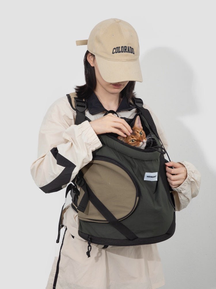 Front - Facing Pet Tote Backpack – Hands - Free Carrier for Pets Up to 9kg - Paw Charge